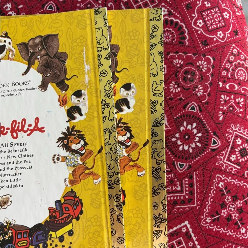 Jack & the Beanstalk Rumpelstiltskin Little Golden Books Chick-fil-A Series